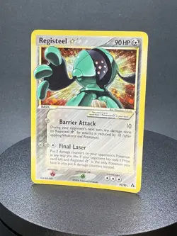 Pokemon Gold Star Registeel Holo Card 2006 EX Legend Maker Pokemon Card - Image 1