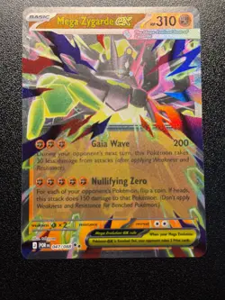 Mega Zygarde EX 047/088 Double Rare Perfect Order Pokemon Card NM - Image 1