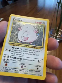 Pokemon Base Set 2 Chansey Holo Rare Card - Image 3