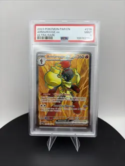 Pokemon TCG Armarouge EX Full Art Holo Ultra Rare Card Sv04: Paradox Rift - Image 1