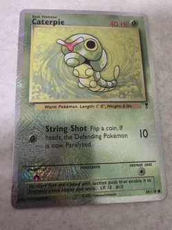 CGC 8 NM/MINT Caterpie 69/110 Legendary Collection Reverse Holo Pokemon Card - Image 5
