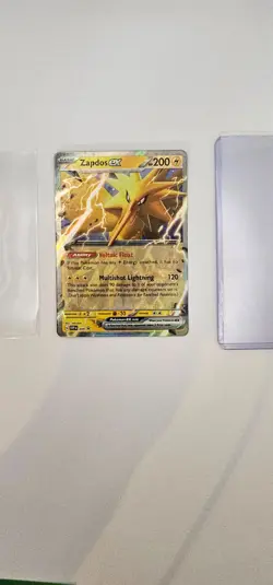 Zapdos SVP 049 Black Star Promo Scarlet & Violet Pokemon Card Combined P&P - Image 3