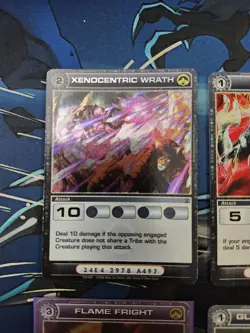 Chaotic TCG 10 Attack Cards Lot w/ 2 Rares Alliances Unraveled Lot 2/2 - Image 2