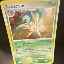 Leafeon 7/100 Majestic Dawn Holo Rare Pokemon TCG Card 2008 Kouki Saitou - Image 2