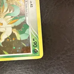 Leafeon 7/100 Majestic Dawn Holo Rare Pokemon TCG Card 2008 Kouki Saitou - Image 5