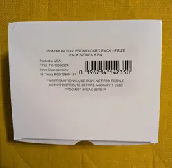 Prize Packs Series 8 Pokemon TCG Box Of 50 Promo Card New Original Box - Image 2