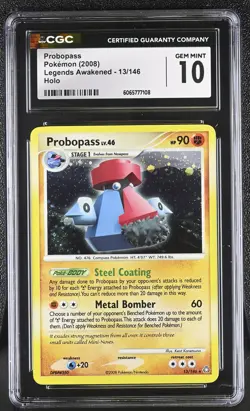 CGC 10 Probopass 13/146 Holo Legends Awakened Pokemon Card - Image 1