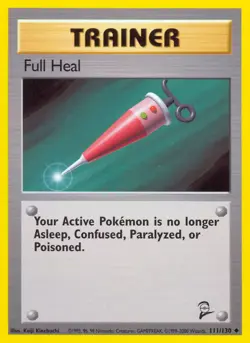 Full Heal 111/130 Uncommon | Base Set 2 | Pokemon Card - Image 1