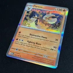 Pokemon 151 Flareon, Vaporeon, Jolteon - Eeveelutions 3 Card Holo Lot NM - Image 3