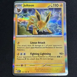 Pokemon 151 Flareon, Vaporeon, Jolteon - Eeveelutions 3 Card Holo Lot NM - Image 4