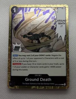 One Piece CCG Ground Death OP14-096 Rare Foil Holo Card TCG - Image 1