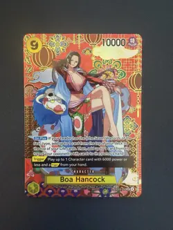Near Mint Boa Hancock OP14-112 SP English One Piece Card Game Azure Sea’s Seven - Image 1