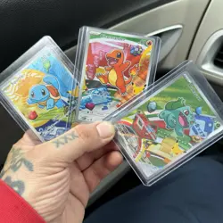 First Partner Kanto Starters Bulbasaur, Charmander, Squirtle Pokemon 3 Card Set - Image 2