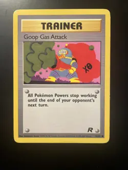 GOOP GAS ATTACK - Team Rocket - 78/82 - Common - Pokemon Card - Unlimited - NM - Image 1