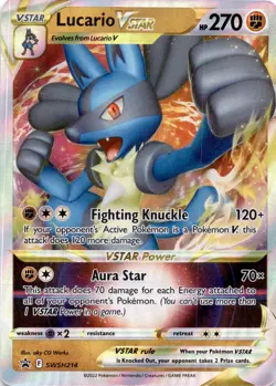 Lucario VSTAR Promo SWSH: Sword & Shield Promo Cards SWSH214 NM - Image 1