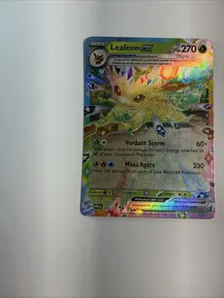 Leafeon ex 006/131 Prismatic Evolutions Holo TCG Pokemon Card English - Image 3