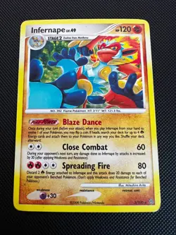 Pokemon Card TCG Infernape Holo Stormfront 3/100 - Image 3