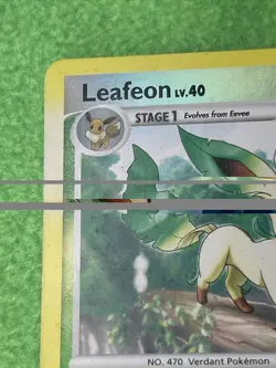 Pokemon TCG Card Game Leafeon 24/100 Majestic Dawn Reverse Holo Burger King - Image 3