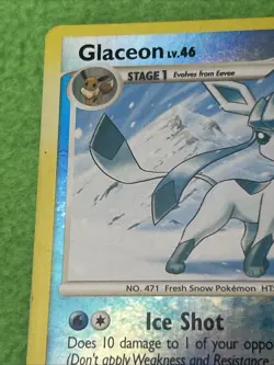 Pokemon TCG Card Game Glaceon 20/100 Majestic Dawn Reverse Holo Burger King - Image 3