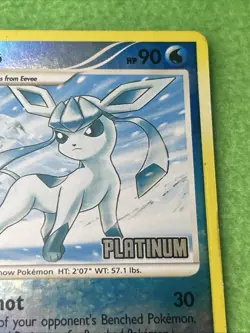 Pokemon TCG Card Game Glaceon 20/100 Majestic Dawn Reverse Holo Burger King - Image 4