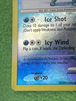 Pokemon TCG Card Game Glaceon 20/100 Majestic Dawn Reverse Holo Burger King - Image 5