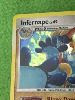 Pokemon TCG Card Game Infernape Lv. 49 3/100 Storm front Holo Rare - Image 3