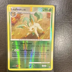 Leafeon 7/100 Majestic Dawn Reverse Holo Rare Stage 1 Pokemon Card 90 HP - Image 1
