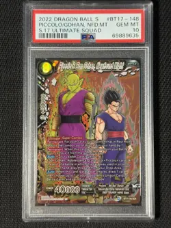 PSA 10 Piccolo & Son Gohan, Newfound Might BT17-148 Dragon Ball Super Card Game - Image 1