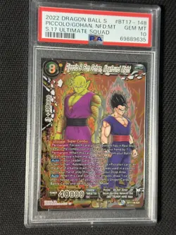 PSA 10 Piccolo & Son Gohan, Newfound Might BT17-148 Dragon Ball Super Card Game - Image 2