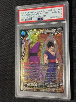PSA 10 Piccolo & Son Gohan, Newfound Might BT17-148 Dragon Ball Super Card Game - Image 3