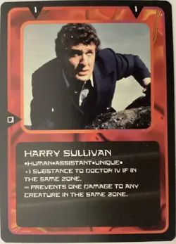 Doctor Who CCG Harry Sullivan Companion Rare Trading Card MINT MMG - Image 1