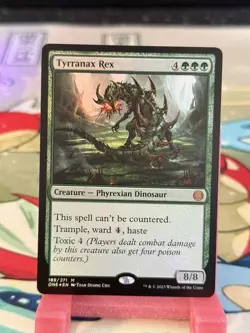 Tyrranax Rex #189 (Foil) Phyrexia All Will Be One Magic: The Gathering Card - Image 1
