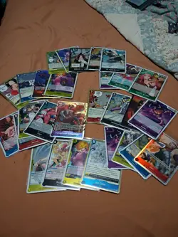 One Piece tcg One Piece Cards Collection 25 Card Mixed Lot All Foil Cards - Image 1