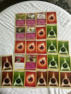 Pokemon Card Starter Lot – Fairy Type Cards + Basic Energy – 25 Card Bundle - Image 1
