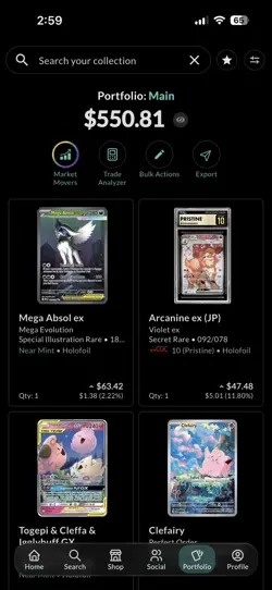 Arcanine ex Violet ex Secret Rare CGC 10 Pristine Japanese Pokemon Card - Image 2