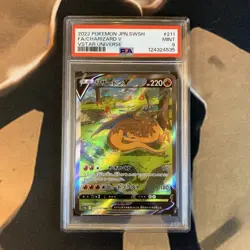 Charizard V PSA 9 VSTAR Universe 211/172 Japanese Pokemon Card Mint - Image 1