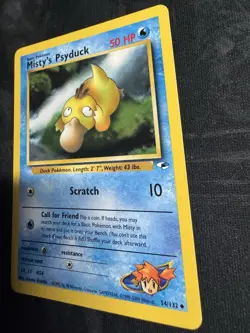 Misty's Psyduck 54/132 - Gym Heroes - Pokemon Card - Image 3