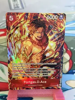 Portgas.D.Ace (Illustration Box Vol.5) ST15-005 One Piece Promotion Cards Foil - - Image 1