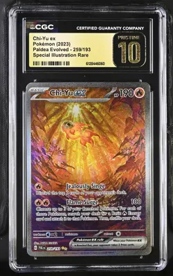 CGC Pristine 10 Chi-Yu ex 259/193 SIR Paldea Evolved Pokemon Card - Image 1