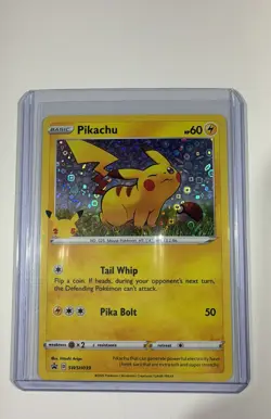 Pikachu SWSH039 SWSH: Sword & Shield Promo Cards Holo NM - Image 1