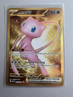 Pokemon Mew EX TCG Card 205/165 SV Scarlet & Violet 151 English Edition - Image 1