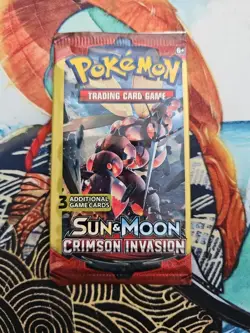 Pokemon Crimson Invasion 3 Card Mini Booster Packs Complete Art Set Lot of 4 - Image 3