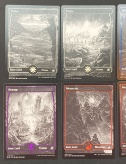 MTG – Innistrad: Midnight Hunt – Full Art Land Set (#268-277) – Regular - NM - Image 2