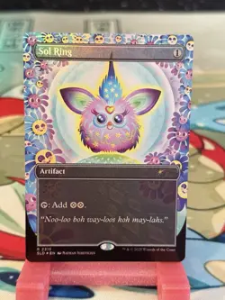 Sol Ring #2315 (NM) (Rainbow Foil) Secret Lair Furby SLD MTG Magic - Image 1