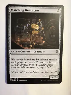 MTG Marching Duodrone 321/361 Commander Legends Battle for Baldur's Gate NM - Image 1