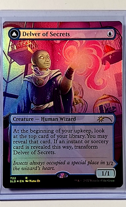 2022 MTG Magic the Gathering Secret Lair Drop SLD Foil #722 Delver of Secrets - Image 1