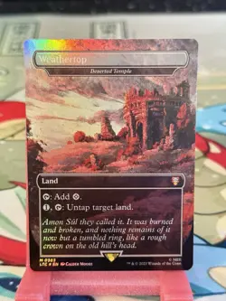 Weathertop - Deserted Temple LP Foil 363 Lord of the Rings MTG - Image 1