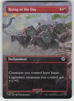 Rising of the Day (Borderless) 427 The Lord of the Rings MTG NM - Image 1