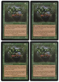 Quirion Druid x4 4x 1997 Visions PLAYSET Green Rare Creature MTG SP - NM AZ2 - Image 1
