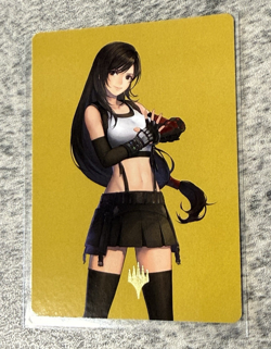 Final Fantasy Magic MTG Art Series 52/53 Tifa Martial Artist Gold Stamp - Image 2